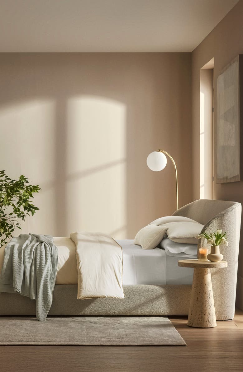 Boll & Branch Signature Comforter & Shams Set, Alternate, color, Cream