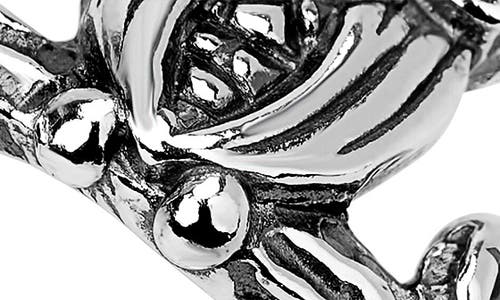Samuel B. Sterling Silver Owl Ring In Silver
