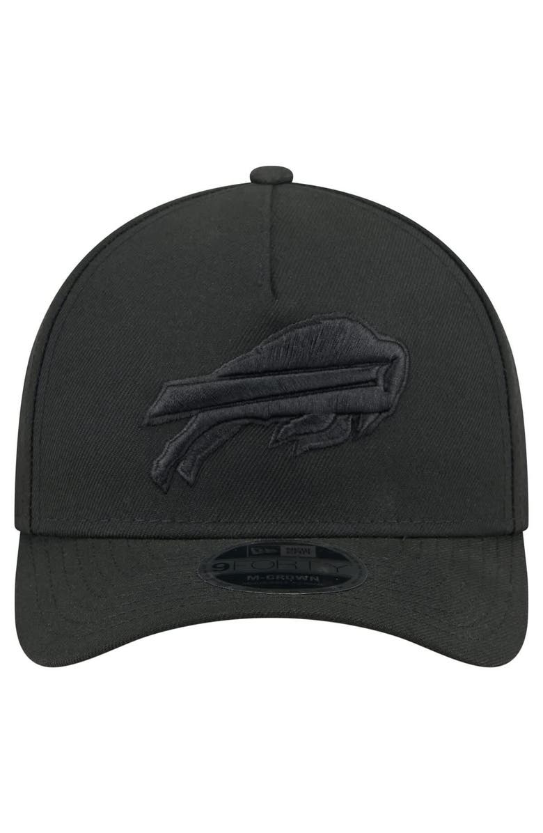 New Era Men's New Era Black Buffalo Bills Team Collection 9FORTY M-Crown A-Frame Adjustable Hat, Alternate, color,