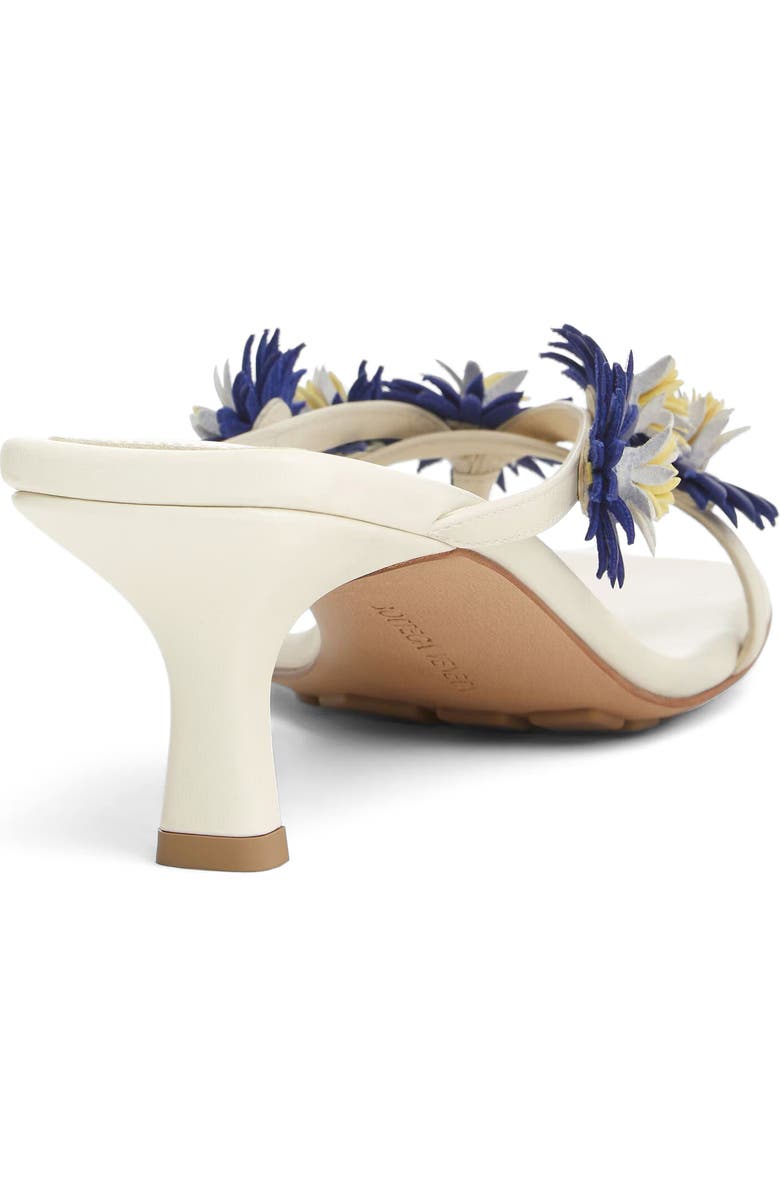 Bottega Veneta Riva Kitten Heel Sandal, Alternate, color, Sea Salt/Sherbert/Blue Royale