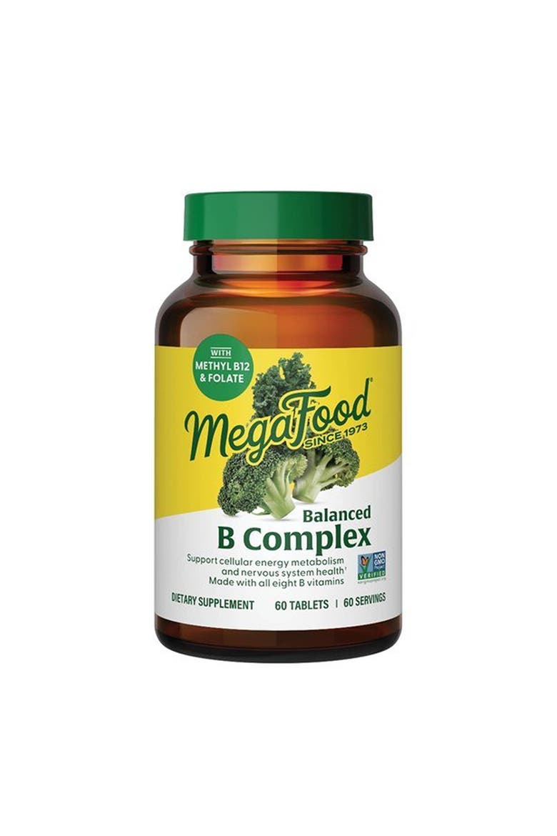 Balanced B Complex with all 8 B Vitamins, Vegan, 60 Tablets, Main, color, None
