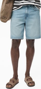 MANGO Regular Fit Denim Shorts