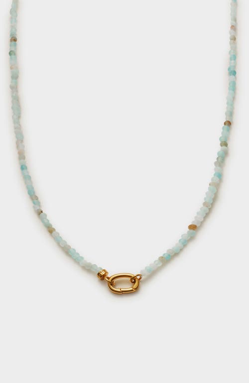 Katie Loxton Amazonite Necklace in Gold at Nordstrom, Size 16