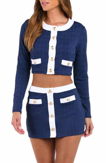 L'AGENCE Adaline Colorblock Crop Rashguard