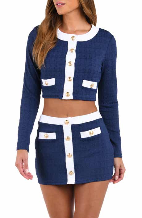 L'AGENCE Adaline Colorblock Crop Rashguard