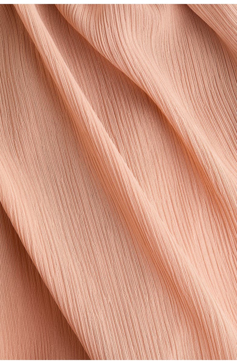 H&M Sleeveless Bubble-hem Top, Alternate, color, Light Dusty Pink