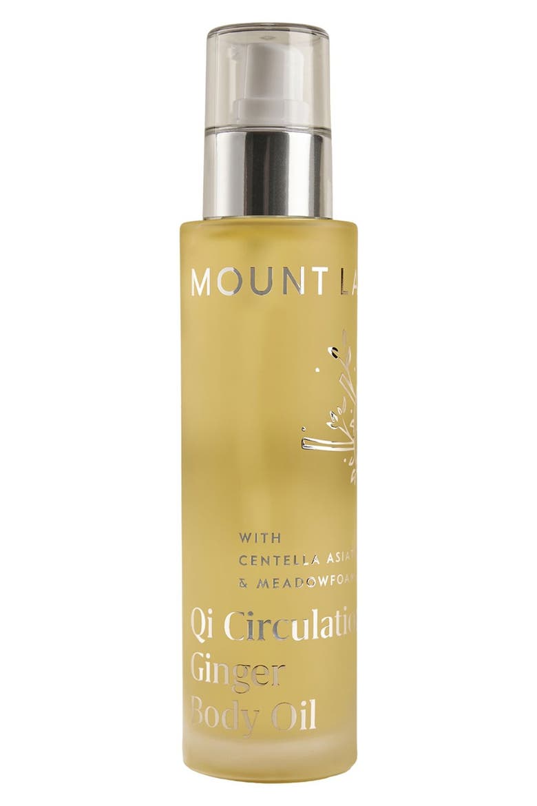 Qi Circulation Ginger Body Oil, Main, color, YELLOW