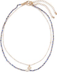 BP. Pearly Bead Layered Necklace