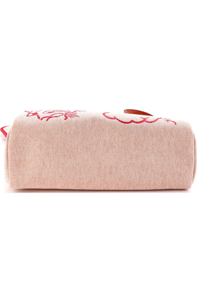 Pre-Owned Hermes Herbag Zip Pegase Pop Toile and Leather 31, Alternate, color, Rouge Piment