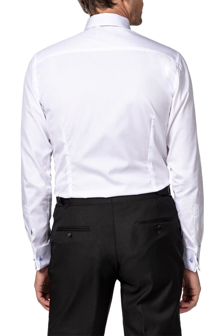 Classic Fit Pleated Bib Tuxedo Shirt, Alternate, color, WHITE