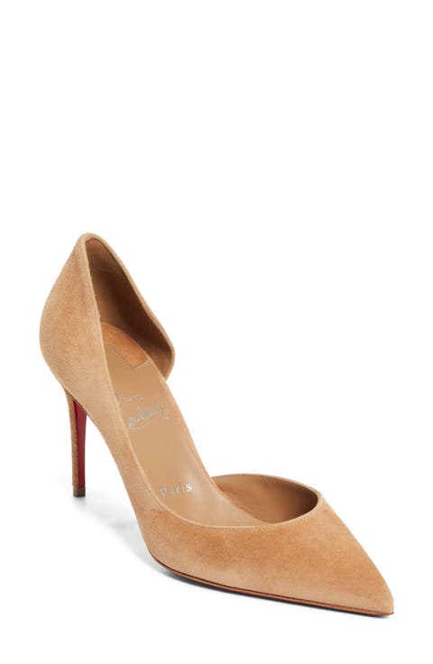 Iriza Pointed Toe Half d'Orsay Pump (Women)
