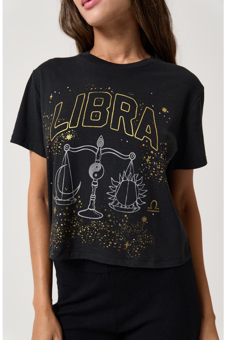 Libra Mercury Graphic T-Shirt, Alternate, color, BLACK
