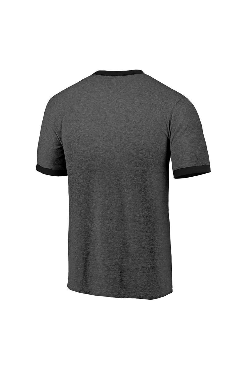 Majestic Threads Men's Majestic Threads Black Vegas Golden Knights 2023 Stanley Cup Champions Ringer Tri-Blend T-Shirt, Alternate, color,