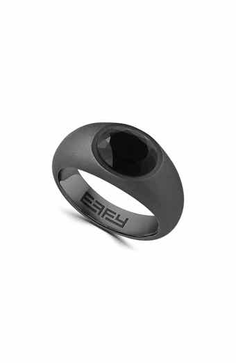 Titanium Onyx Ring