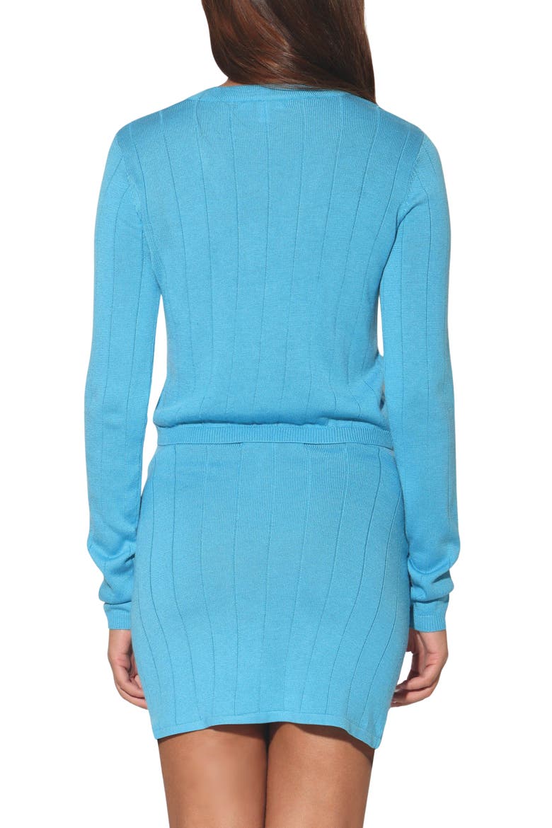 Lillian Cardigan Sweater, Alternate, color, BRIGHT BLUE