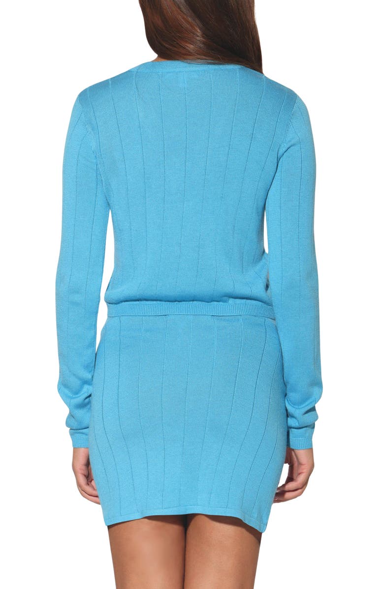 Walter Baker Lillian Cardigan Sweater, Alternate, color, Bright Blue