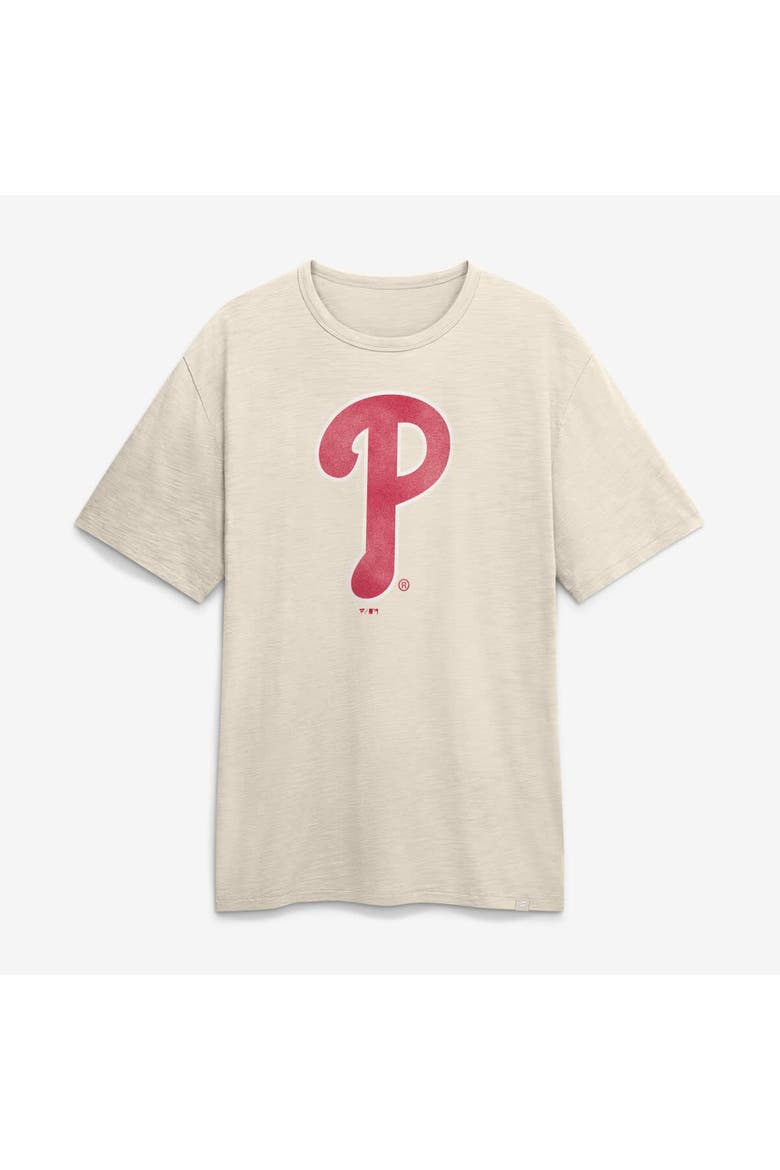 Men's Fanatics Cream Philadelphia Phillies Stadium Slub T-Shirt, Main, color, Cream