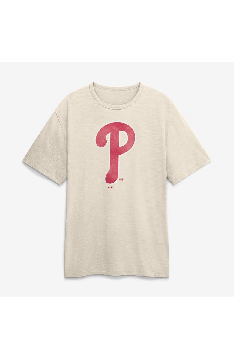 FANATICS Men's Fanatics Cream Philadelphia Phillies Stadium Slub T-Shirt, Main, color, Cream