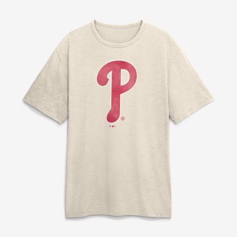 Men's Fanatics Cream Philadelphia Phillies Stadium Slub T-Shirt