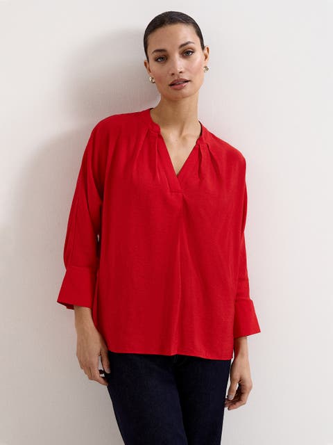 Cynthia V-Neck Blouse