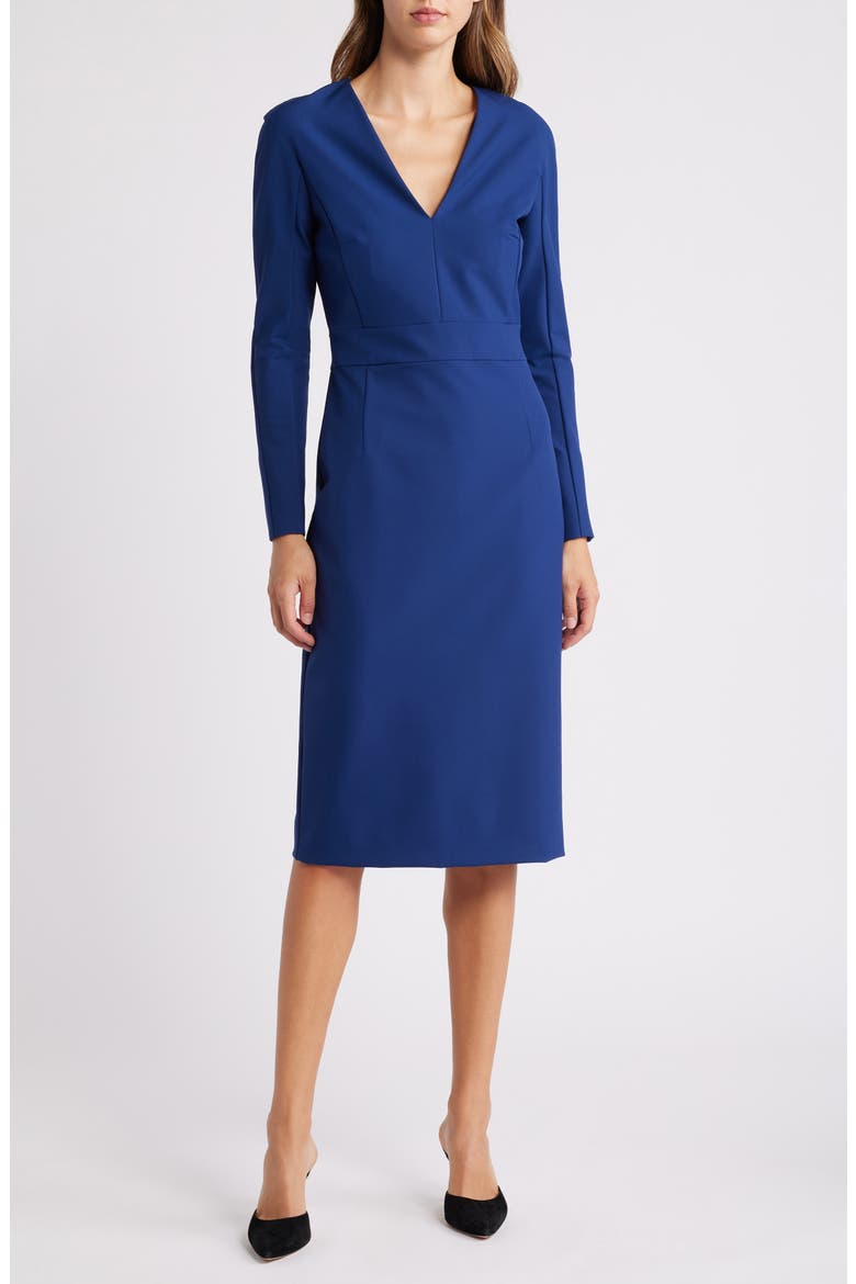 Dakeria Long Sleeve Sheath Dress, Main, color, OPEN BU