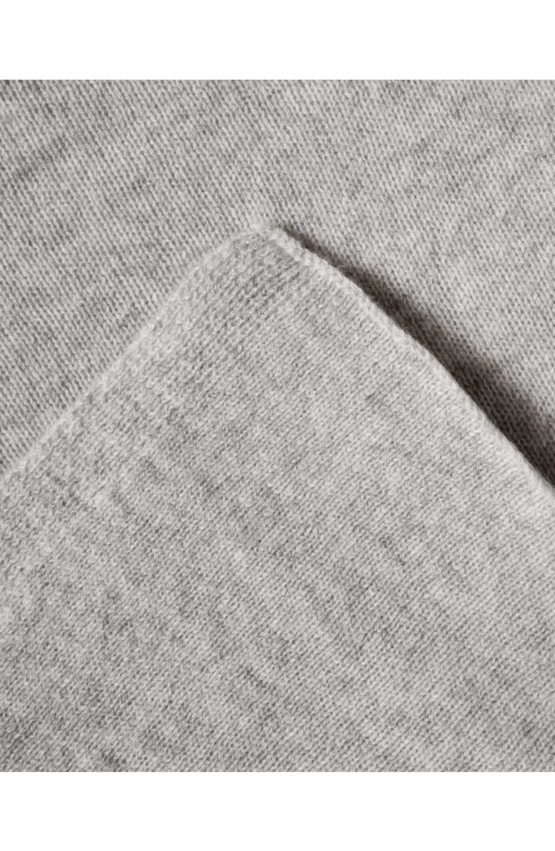 Monticelli Cashmere Essential Pure Cashmere Poncho, Alternate, color, Light Grey