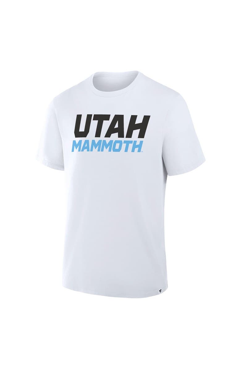 FANATICS Men's Fanatics White Utah Mammoth Wordmark Legacy T-Shirt, Alternate, color, White