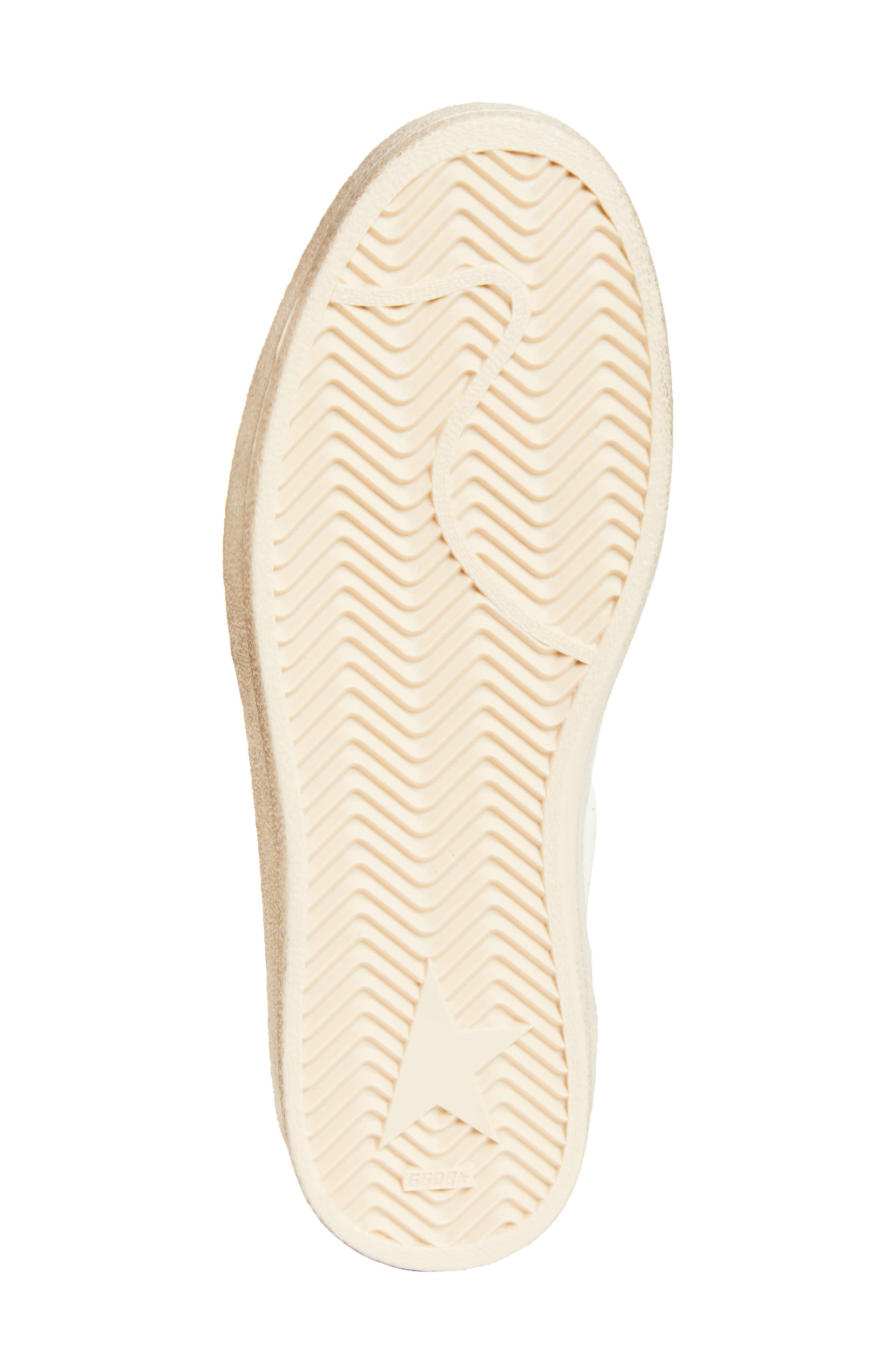 Golden Goose Ball Star Low Top Sneaker, Alternate, color, White/ Bordeaux/ Gold