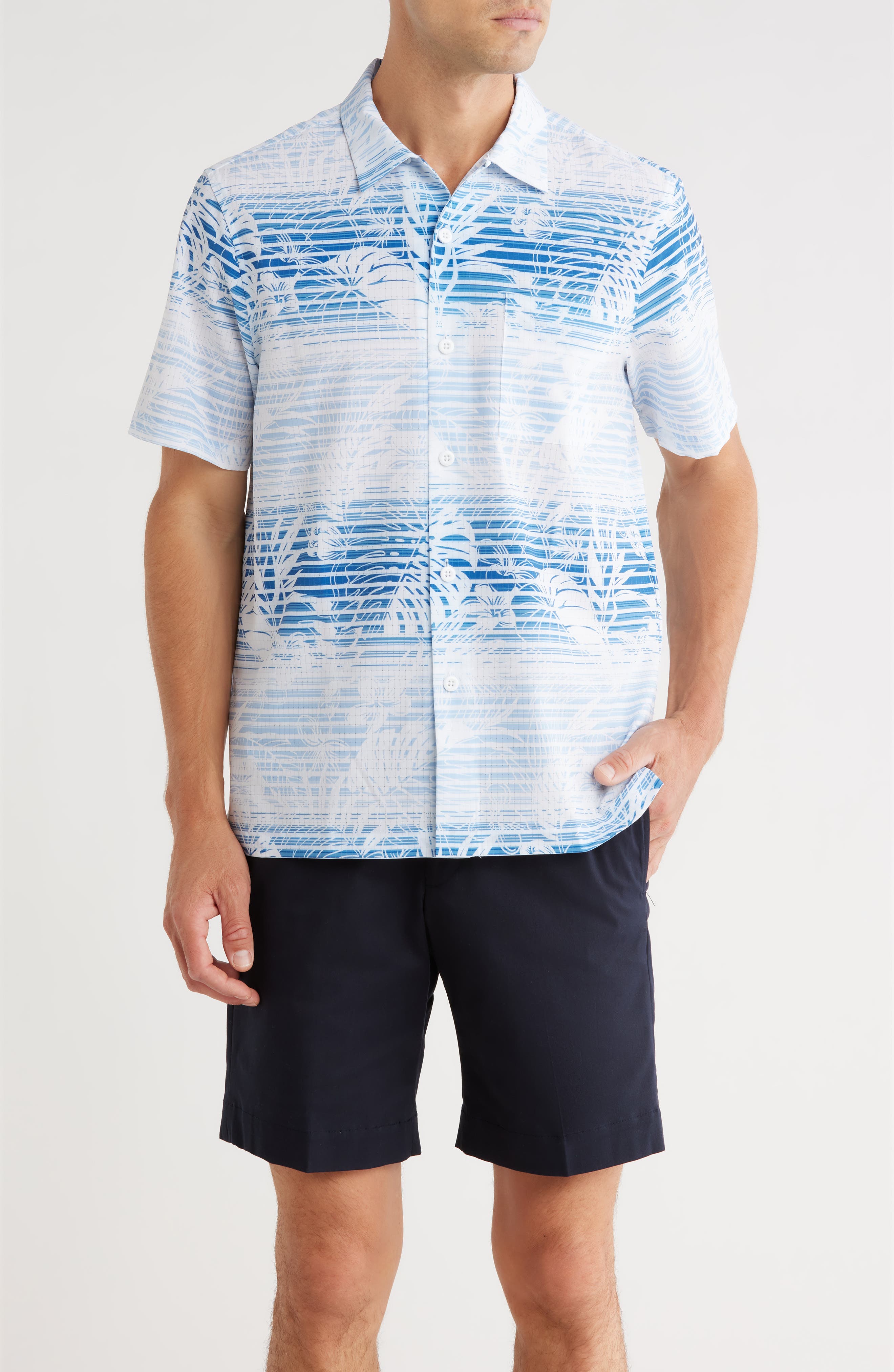 Tommy Bahama Bahama Coast Sardinia Seas IslandZone® Short Sleeve Button-Up Shirt