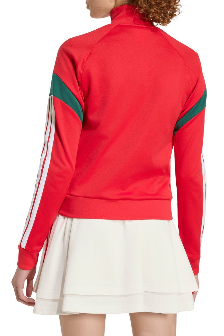 House of Tiro Nations Track Jacket, Alternate, color, SCARLET/ DARK GREEN/ WHITE