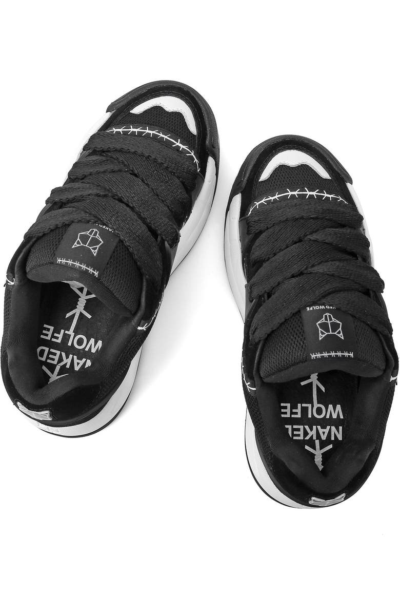 Naked Wolfe Slider Sneaker, Alternate, color, Black