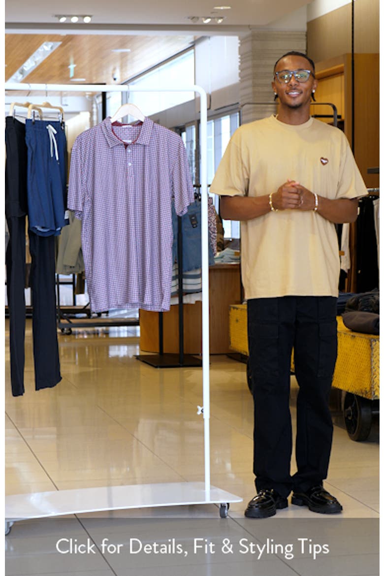 Rae Geo Print Performance Golf Polo video