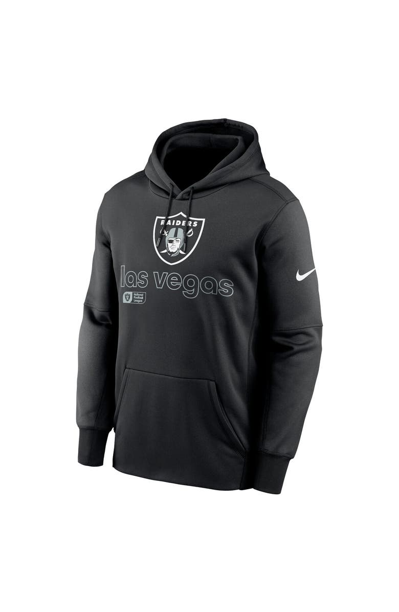 Nike Men's Nike Black Las Vegas Raiders Performance Pullover Hoodie, Alternate, color, Black