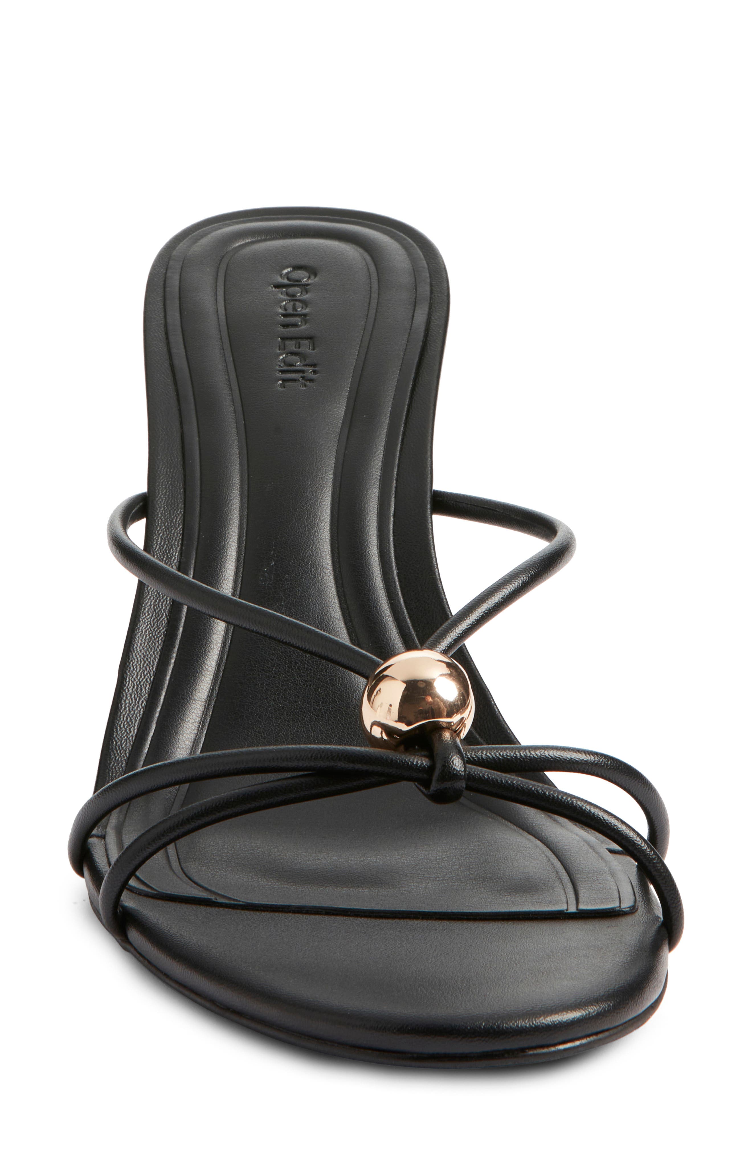 Open Edit Prisma Slide Sandal, Alternate, color, Black