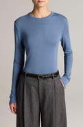 Vince Essential Long Sleeve Pima Cotton & Modal T-Shirt