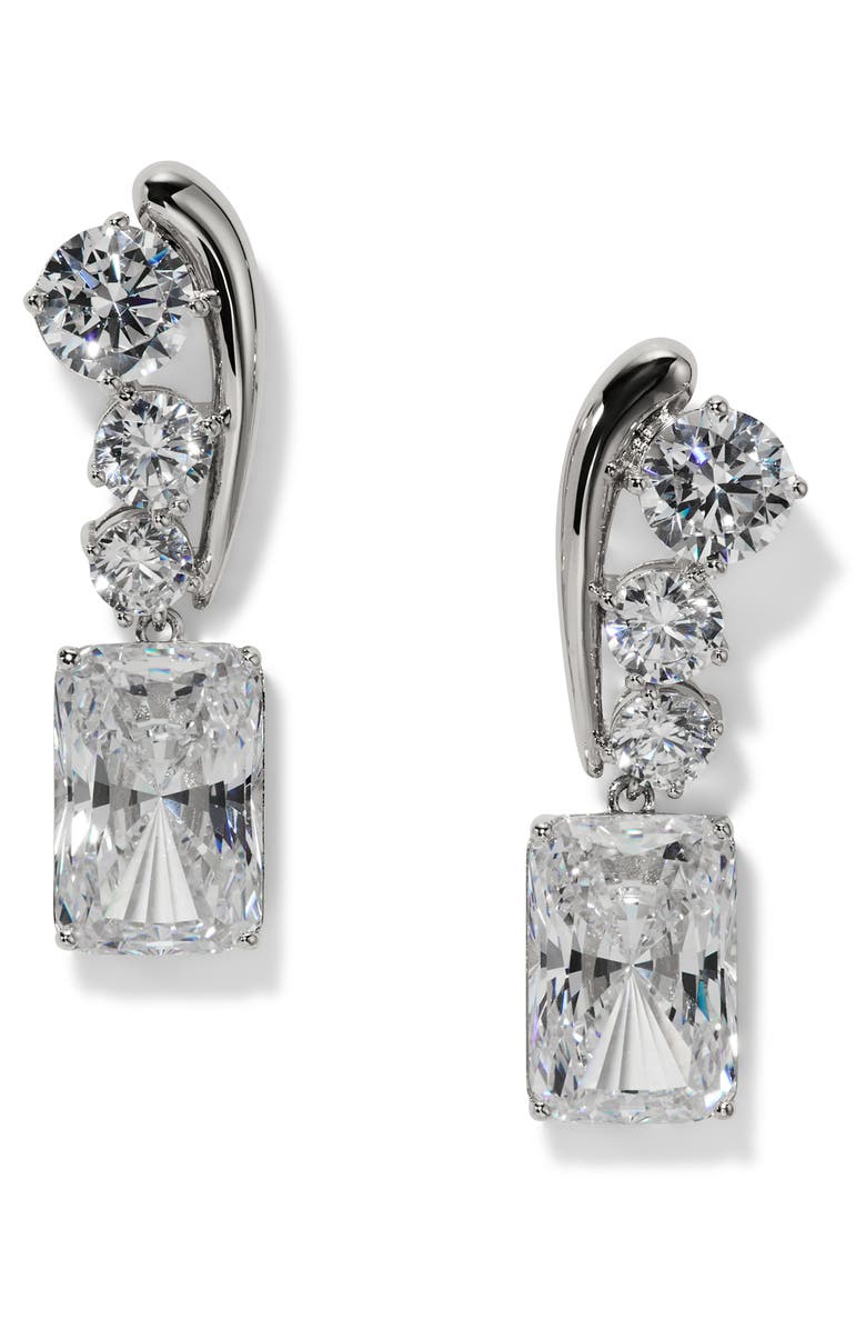 Nadri Phenom Cubic Zirconia Drop Earrings, Main, color, 