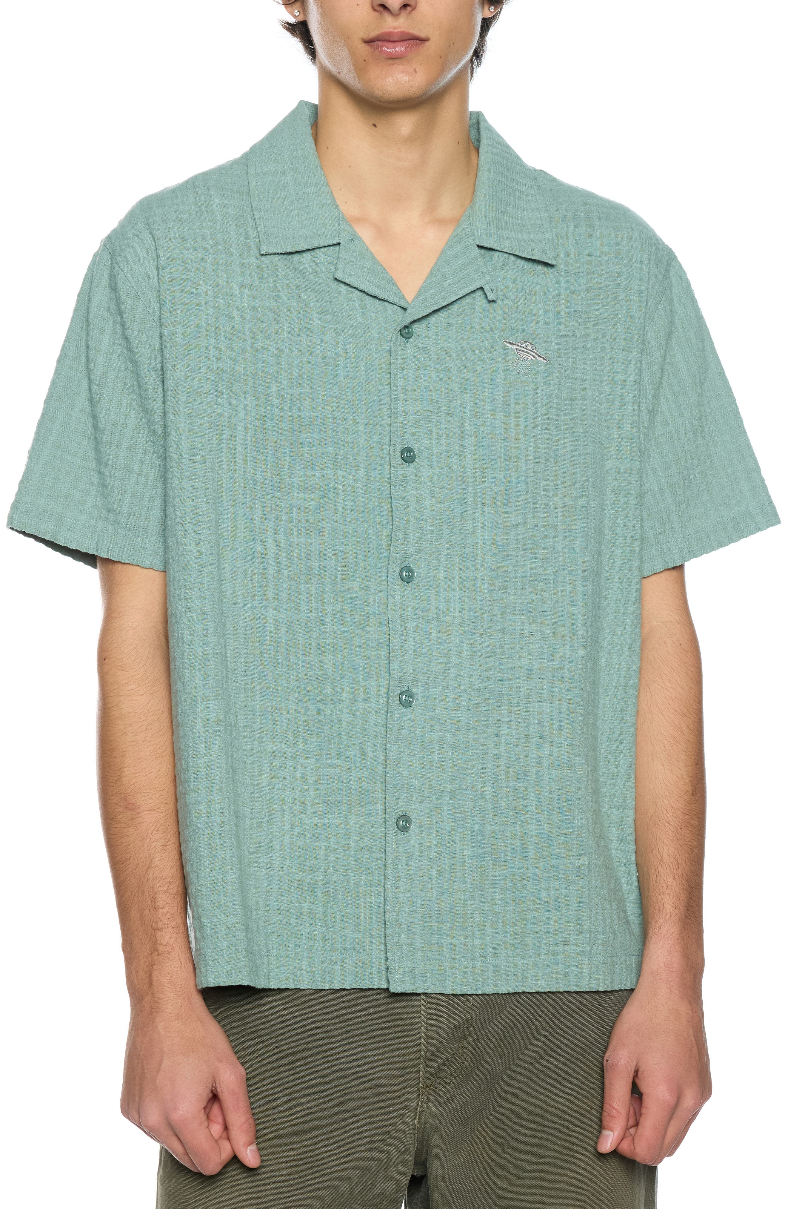 Round Two Slub Crosshatch Camp Shirt