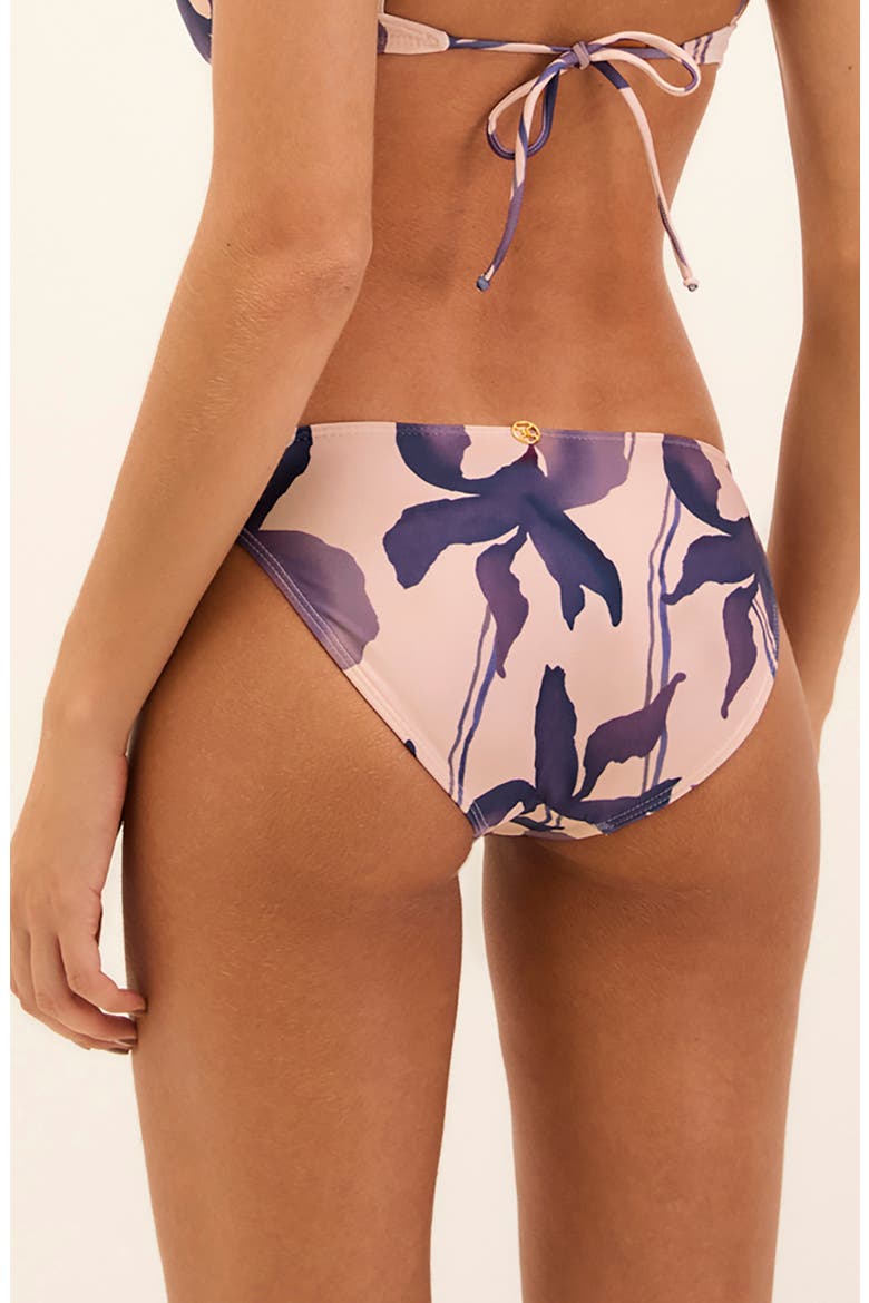 Paige Knotted Bikini Bottoms, Alternate, color, PINK MULTI