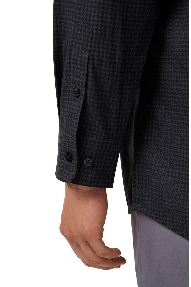 Techwoven Long Sleeve Button-Up Shirt, Alternate, color, BLACK