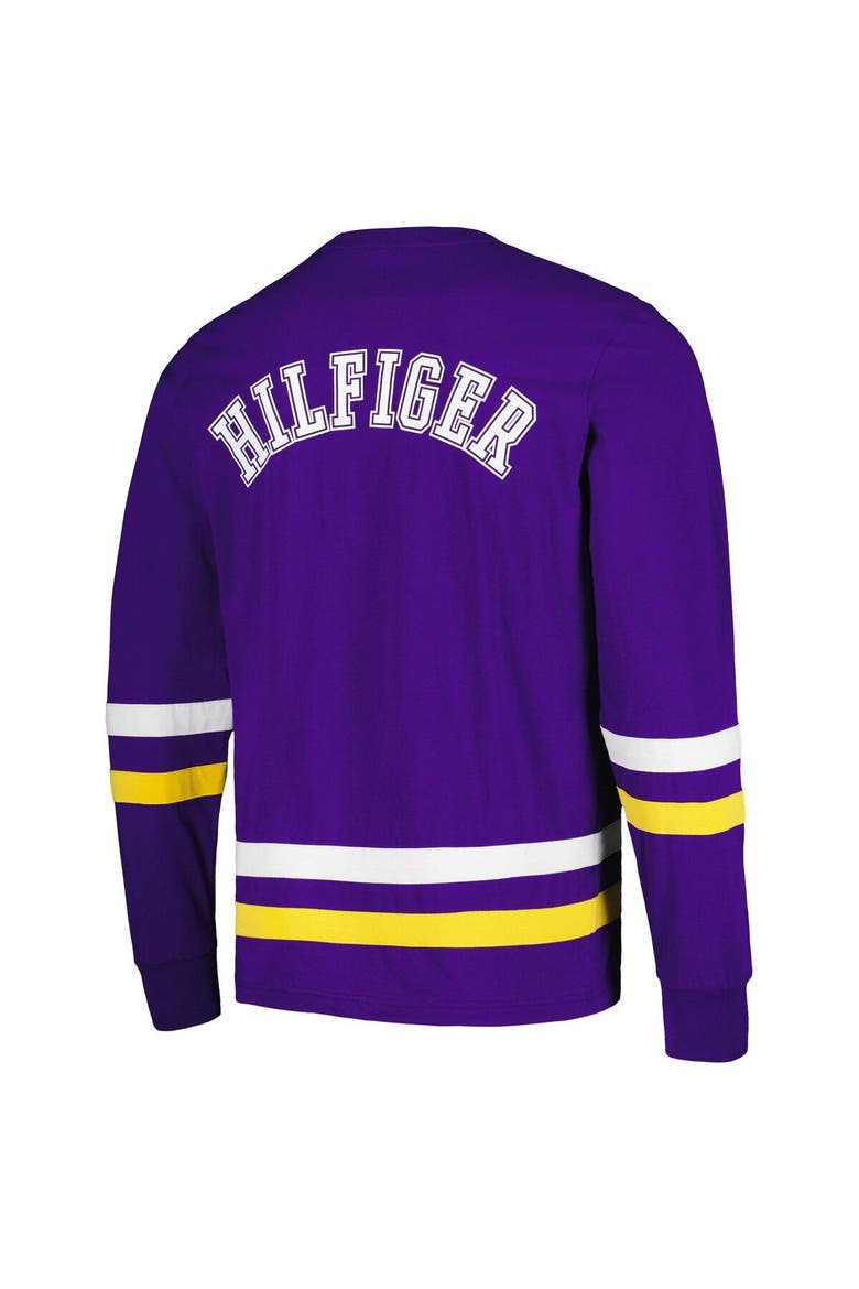 Men's Tommy Hilfiger Purple/Gold Minnesota Vikings Nolan Long Sleeve T-Shirt, Alternate, color, Purple