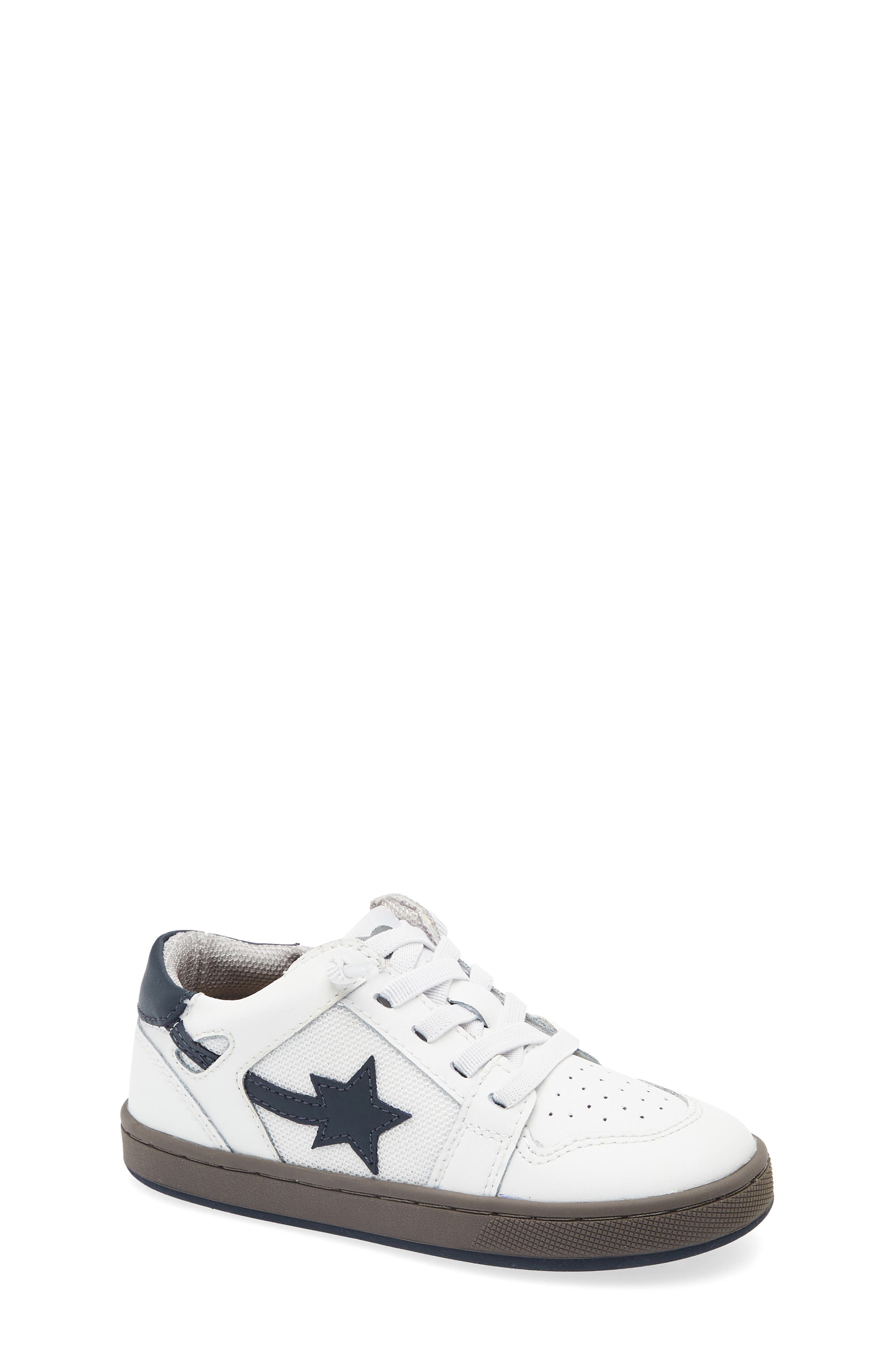 OLD SOLES Kids
 Star Runner Sneaker, Main, color, Snow / Navy / Gris