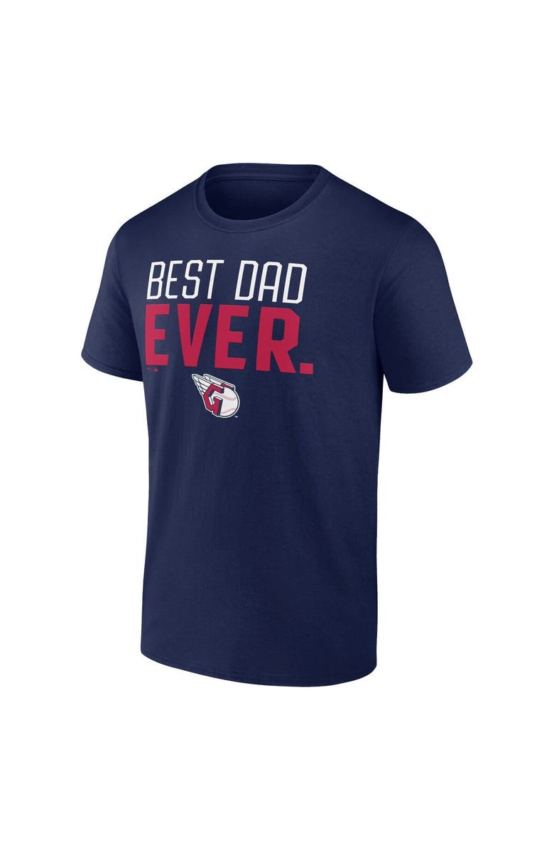 PROFILE Men's Navy Cleveland Guardians Big & Tall Best Dad T-Shirt, Alternate, color, 