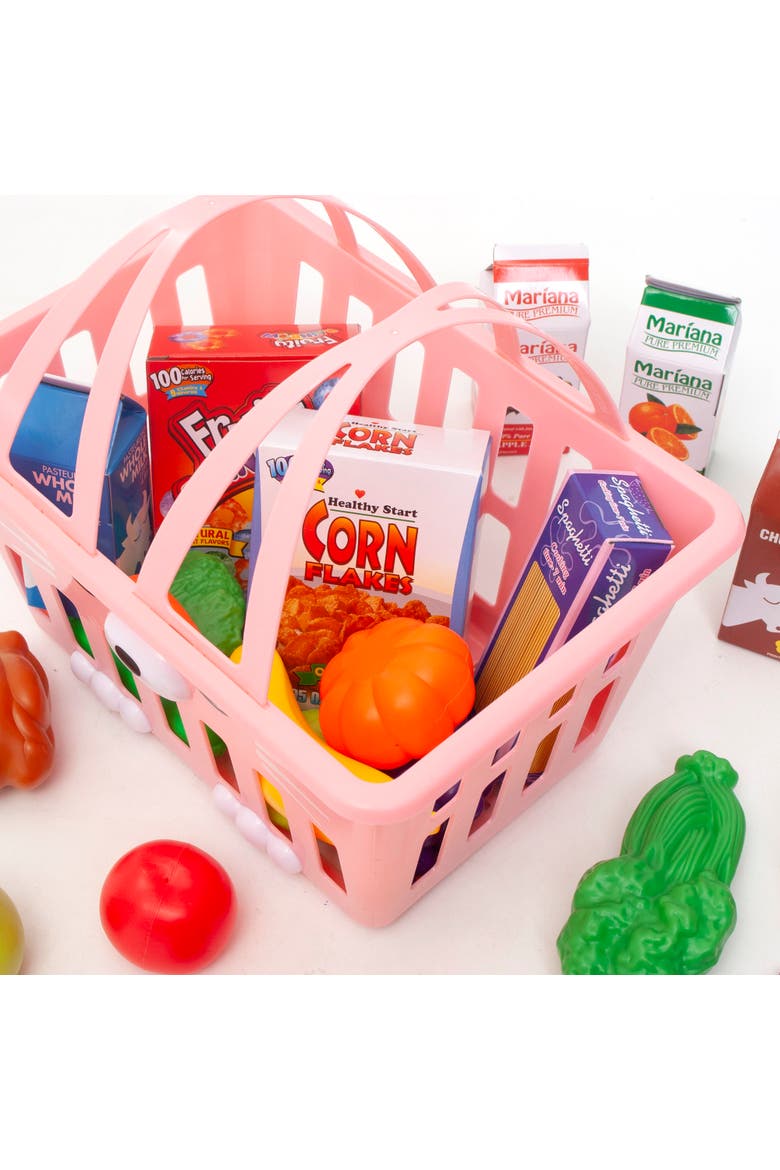Pink Bunny Basket Playset, Alternate, color, Multicolored