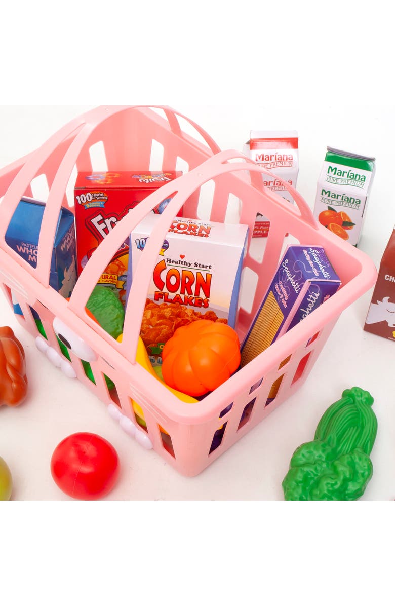 Zoo Troop Pink Bunny Basket Playset, Alternate, color, Multicolored