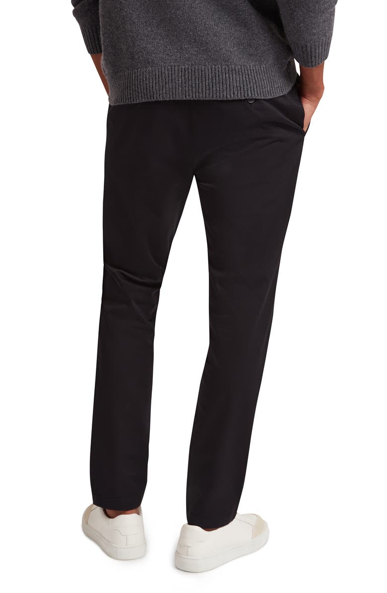 Ted Baker Howetown Stretch Cotton Chinos, Alternate, color, Black