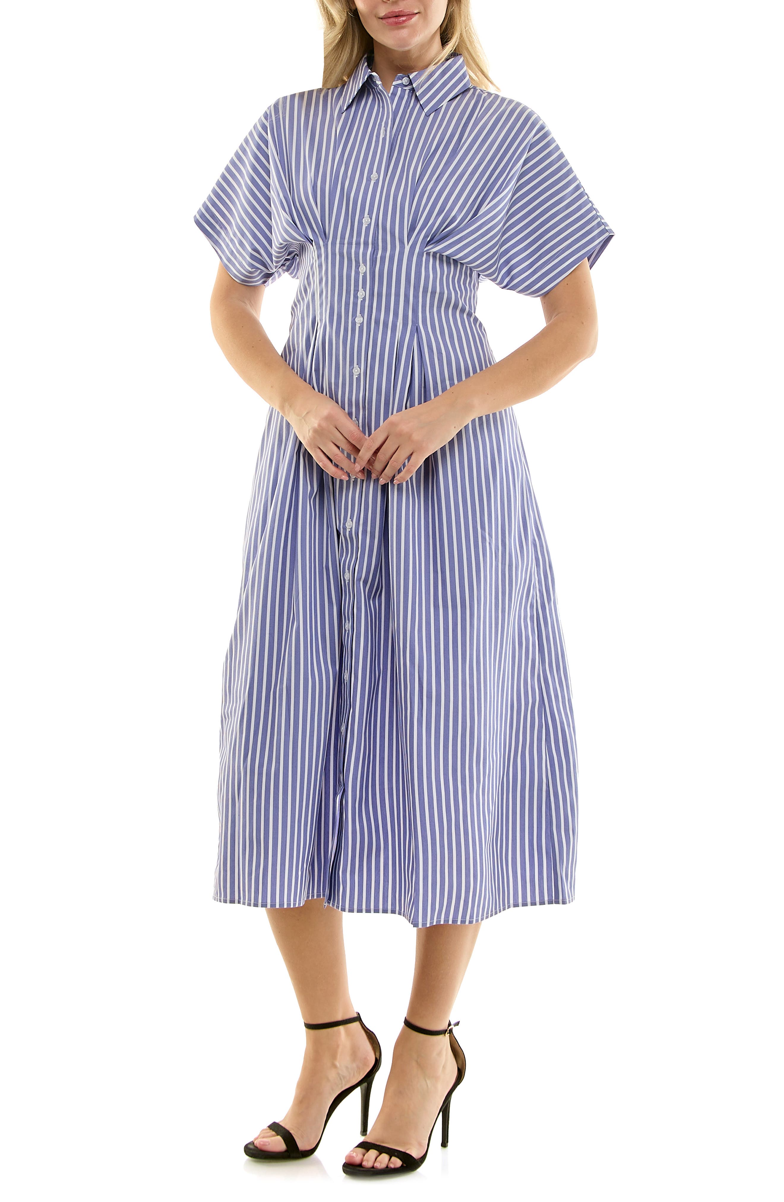 Striped Shirtdress - image 3