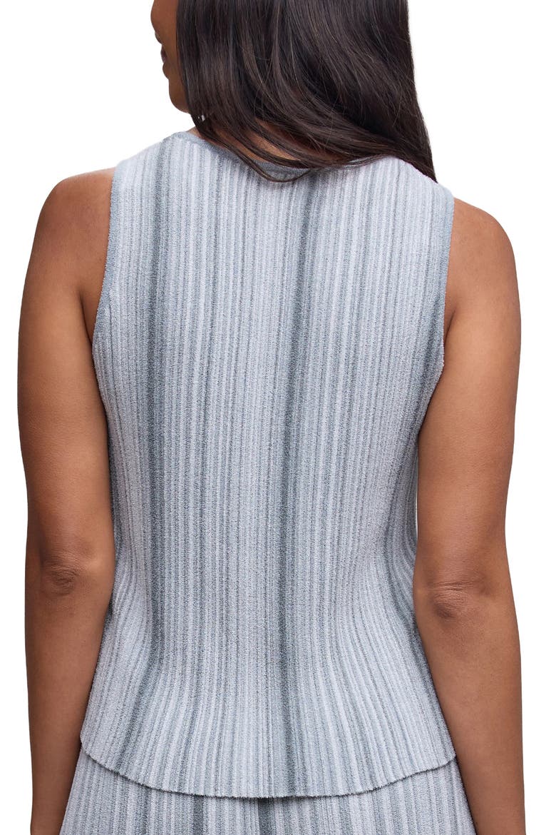 Ribbed Metallic Knit Tank, Alternate, color, MOONBEAM MULTI