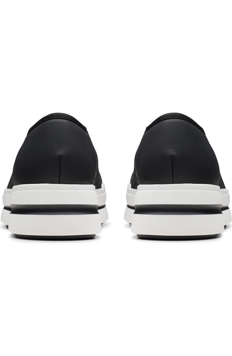 Clarks<sup>®</sup> Audreigh Star Platorm Slip-On Sneaker - Wide Width Available, Alternate, color, Black