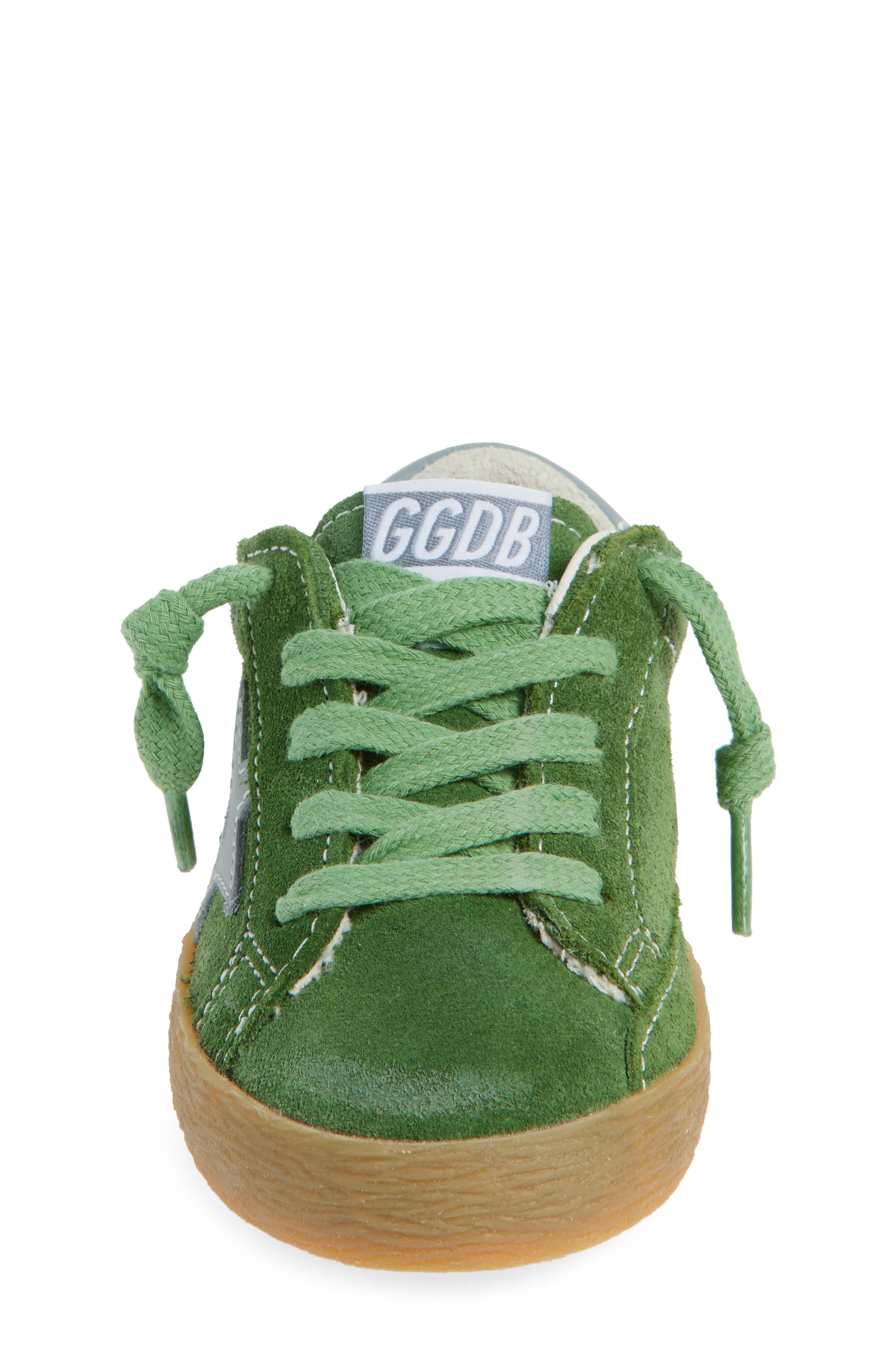 Golden Goose Kids' Super-Star Sneaker, Alternate, color, Green/ Light Blue