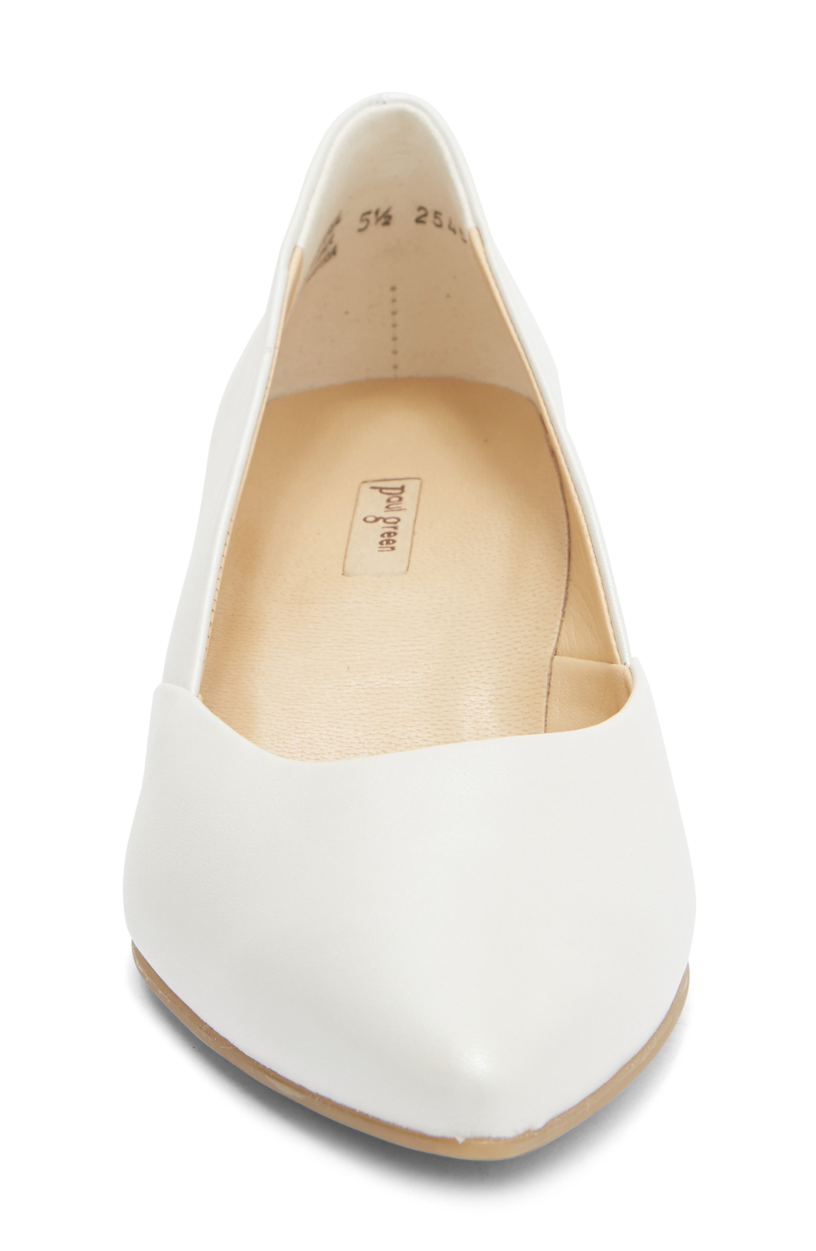 Witt Pointed Toe Pump, Alternate, color, PEARL IVORY